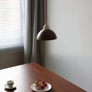 Celako™ Baskra Pendant Light | Walnut Wood Dining Room Lighting