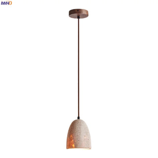 Celako™ Traventina Pendant Light | Yellow Travertine Dining Room Lighting