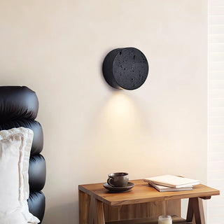 Celako™ Neroterra Wall Light | Black Travertine Bedroom Lighting