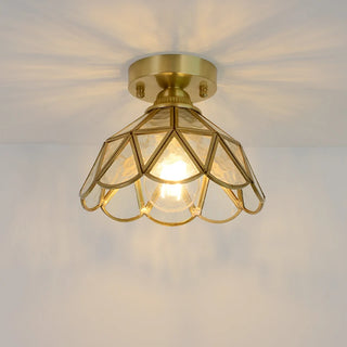 Celako™ Cuvena Pendant Light | Copper Glass Kitchen Island Lighting