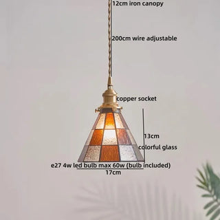Celako™ Vetrine Pendant Light | Glass Bedroom Lighting