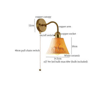Celako™ Kaolessa Wall Light | Ceramic Bedroom Lighting