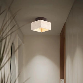 Celako™ Auriena Ceiling Light | Yellow Travertine Kitchen Island Lighting