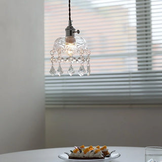 Celako™ Cristella Pendant Light | Glass And Crystal Kitchen Island Lighting