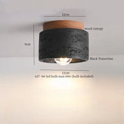 Black Travertine
