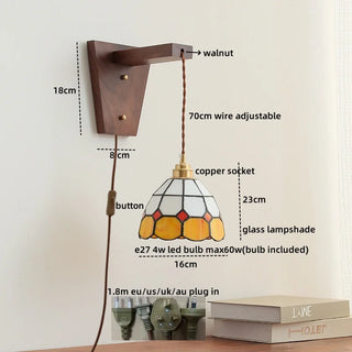 Celako™ Walura Wall Light | Glass Bedroom Lighting
