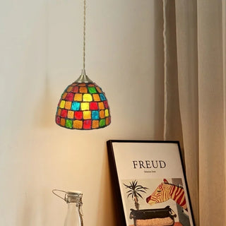 Celako™ Nacrelle Pendant Light | Resin American Vintage Bedroom Lighting