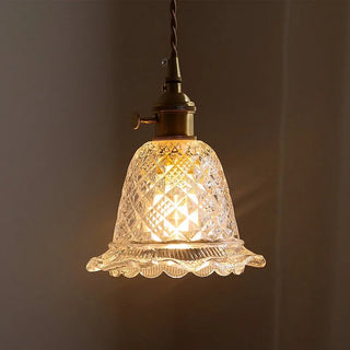 Suspension Celako™ Calverra | Luminaire de chambre en verre