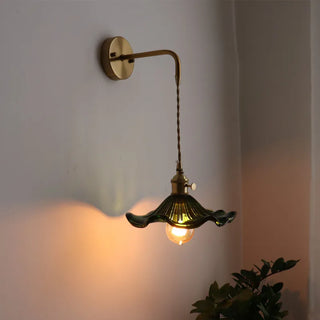 Celako™ Patinea Wall Light | Glass Bedroom Lighting