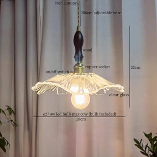 Celako™ Aurorine Pendant Light | Purple Glass Kitchen Island Lighting