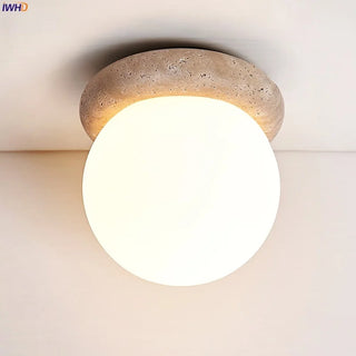 Celako™ Sabbiosa Ceiling Light | Yellow Travertine Living Room Lighting