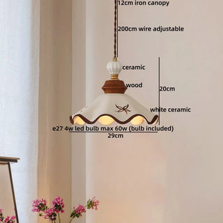 Celako™ Albicera Pendant Light | Ceramic Dining Room Lighting