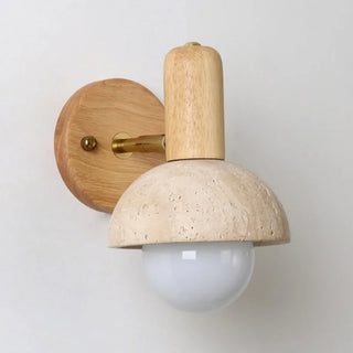 Celako™ Calivert Wall Light | Yellow Travertine Bedroom Lighting