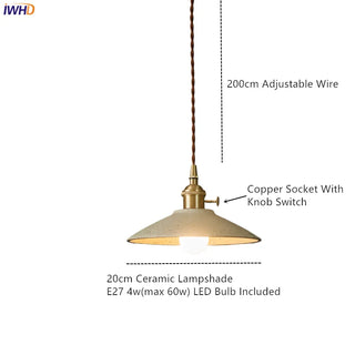Celako™ Parian Pendant Light | Ceramic Dining Room Lighting