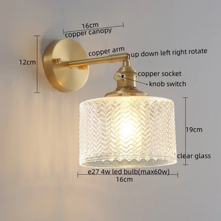 Celako™ Verrel Wall Light | Green Glass Bedroom