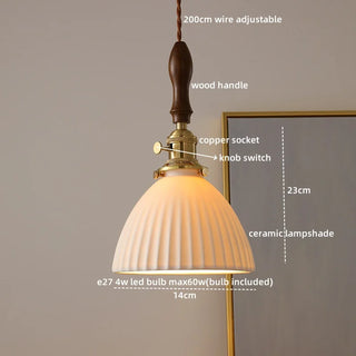 Celako™ Cerivo Pendant Light | Ceramic Dining Room Lighting