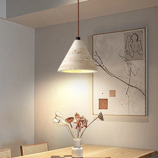 Celako™ Tavari Pendant Light | Yellow Travertine Dining Room Lighting