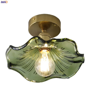 Celako™ Viridis Ceiling Light | Glass Living Room Lighting