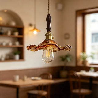 Celako™ Lotura Pendant Light | Glass Japan Wabi Sabi
