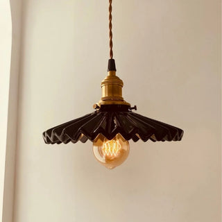 Celako™ Argilum Pendant Light | Ceramic Japan Wabi Sabi Bedroom Lighting