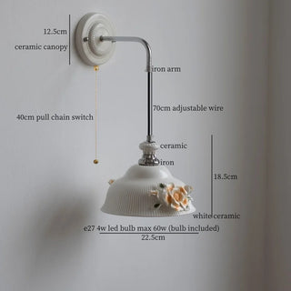 Celako™ Kaolara Wall Light | Hand-Painted Ceramic Kitchen Island Lighting