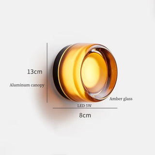 Celako™ Cirqua Wall Light | Glass Modern Minimalism Bedroom Lighting