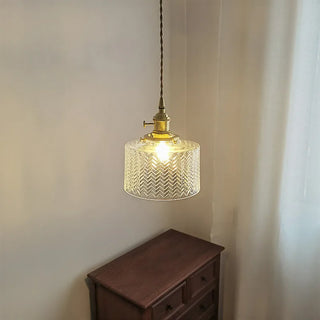 Celako™ Virena Pendant Light | Green Glass Bedroom Lighting