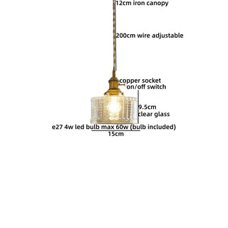 Celako™ Calumi Pendant Light | Glass Japan Style