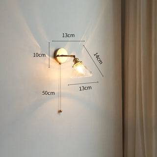 Celako™ Vitrio Wall Light | Copper Bedside Lighting
