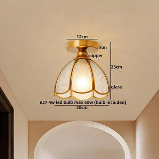 Celako™ Kiyora Ceiling Light | Glass Vintage Lighting