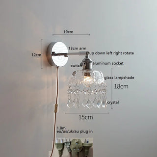 Celako™ Aurela Wall Light | Iron Bedside Lighting