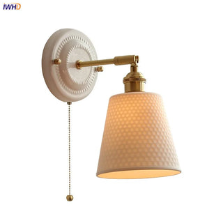 Celako™ Auramic Wall Light | Ceramic Bedside Lighting