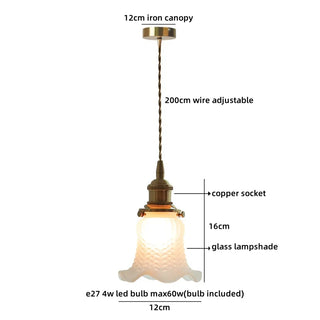 Celako™ Vitrosa Pendant Light | Glass Bedroom Lighting