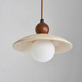 Celako™ Tivolite Pendant Light | Yellow Travertine Kitchen Island Lighting