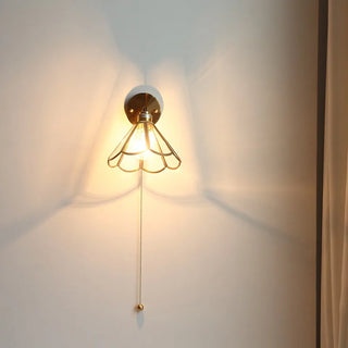 Celako™ Verrique Wall Light | Copper Glass Bedroom Lighting