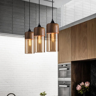 Celako™ Lignuma Pendant Light | Glass Bedroom Lighting