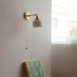 Celako™ Porcelia Wall Light | White Ceramic Living Room Lighting
