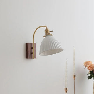 Celako™ Karumi Wall Light | Ceramic Bedroom Lighting