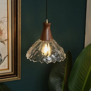 Celako™ Lucidus Pendant Light | Clear Glass Mid Century Modern Bedroom Lighting