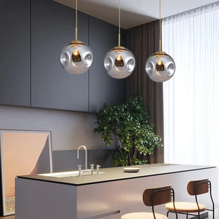 Celako™ Vitrelune Pendant Light | Glass Stone Bedroom Lighting