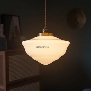 Celako™ Lattea Pendant Light | Glass Stone Bedroom Lighting