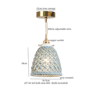 Celako™ Argillio Pendant Light | Ceramic Kitchen Island Lighting