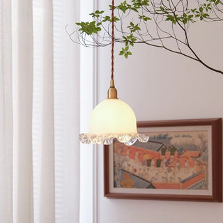 Celako™ Lunavia Pendant Light | Glass Bedroom Lighting