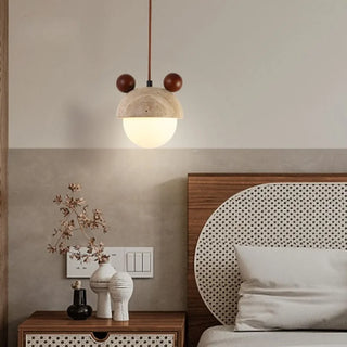 Celako™ Aurepetra Pendant Light | Yellow Travertine Nordic Minimalism
