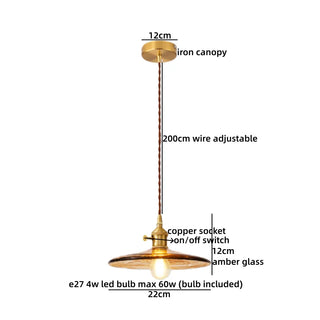 Celako™ Elverre Pendant Light | Glass Japan Style