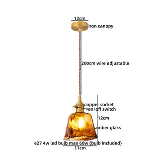 Celako™ Elverre Pendant Light | Glass Japan Style