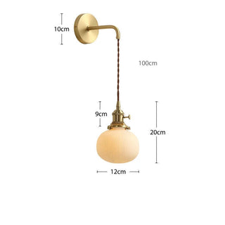 Celako™ Ceraqua Wall Light | Ceramic Bedroom Lighting