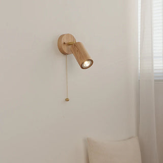 Celako™ Fendari Wall Light | Ash Wood Bedside Lighting
