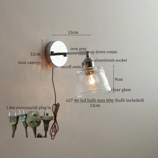 Celako™ Vitraline Wall Light | Glass Modern Style Bedroom Lighting