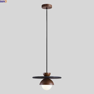 Celako™ Tralume Pendant Light | Black Travertine Wabi Sabi Kitchen Island Lighting